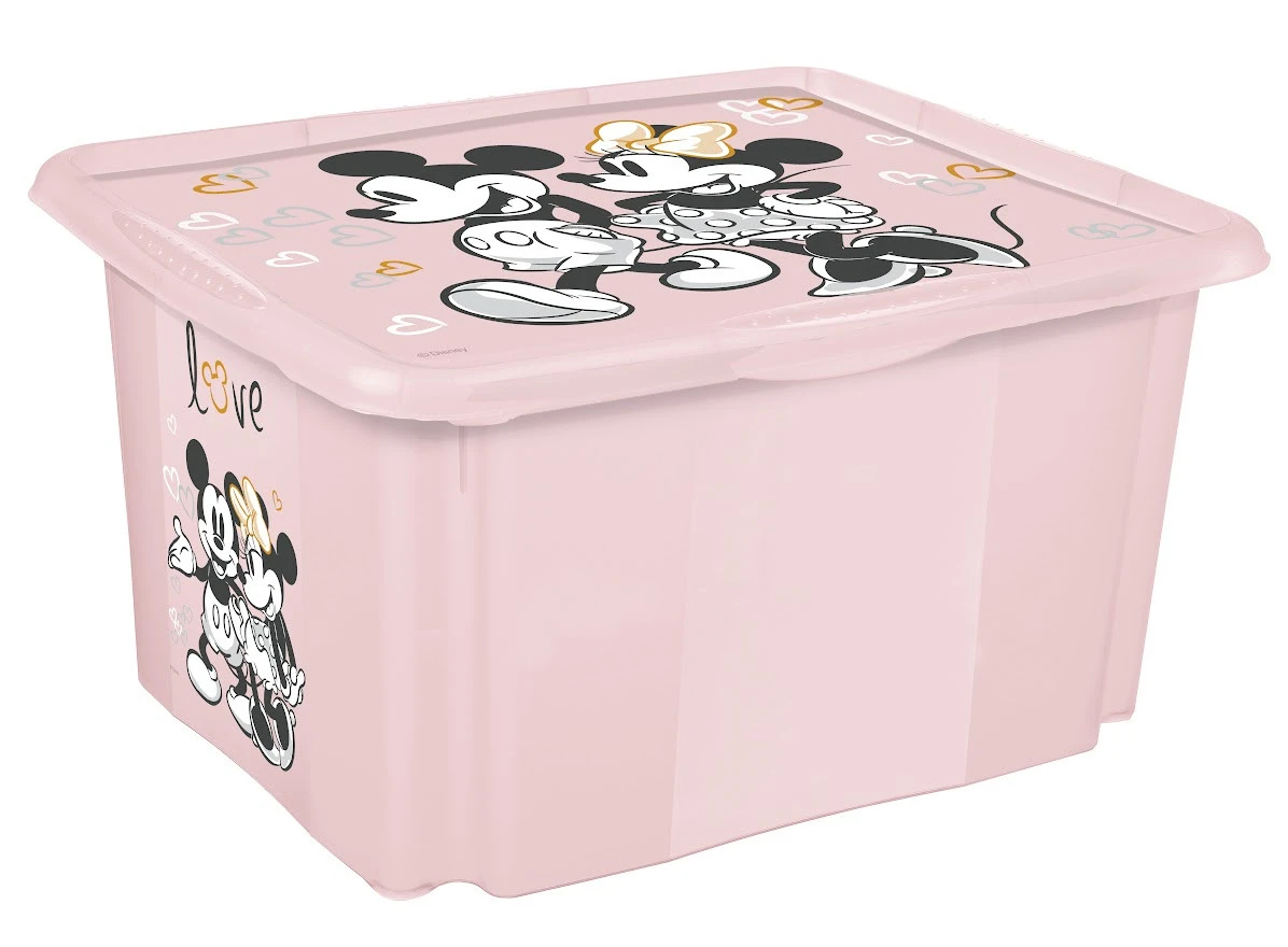Keeeper Minnie Mouse Roze 45L Opbergbox 1223958124700 1 Keeeper Minnie Mouse Roze 45L Opbergbox 1223958124700