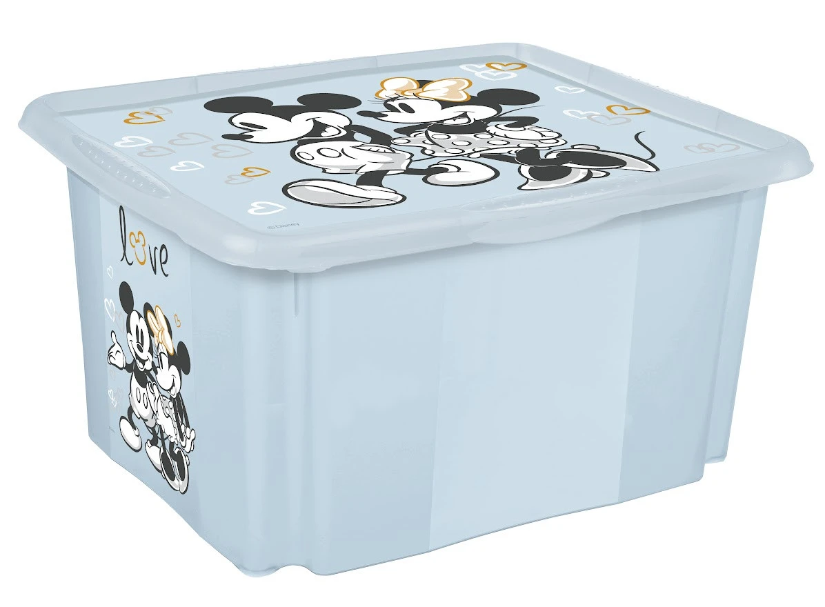 Keeeper Mickey Mouse Blauw 45L Opbergbox 1223968424700 1 Keeeper Mickey Mouse Blauw 45L Opbergbox 1223968424700