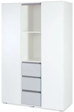 2-Deurs Kast Jasmijn Met 3 Segmenten