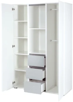 2-Deurs Kast Jasmijn Met 3 Segmenten 9 2-Deurs Kast Jasmijn Met 3 Segmenten -LiefjesHoek Verkoop 2 Deurs Kast Jasmijn 3 4