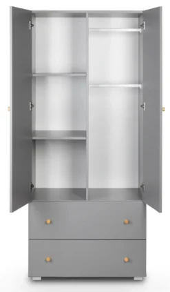 Babykamer Bo: Ledikant, Commode En 2-Deurskast -LiefjesHoek Verkoop 2 deurskast bo 3