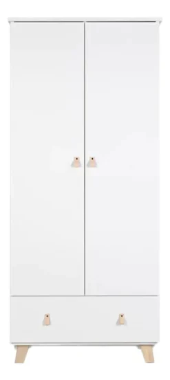 Babykamer Romy: Ledikant, Commode & 2-Deurskast -LiefjesHoek Verkoop 2 deurskast romy 1