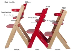 Babygo Family XL White Meegroei Kinderstoel 5804 6 Babygo Family XL White Meegroei Kinderstoel 5804 -LiefjesHoek Verkoop 25473 25471 Difference Height Stepchair Family FamilyXL 4 1 1