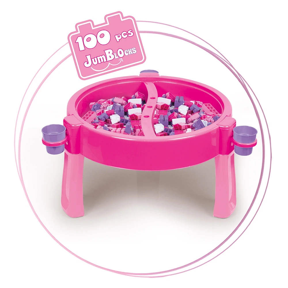 Dolu Unicorn Activiteiten Tafel Incl. 100 Blokken 2572 - Afbeelding 2