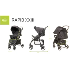 4Baby Rapid XXIII Black Wandelwagen 27 4Baby Rapid XXIII Black Wandelwagen -LiefjesHoek Verkoop 4baby rapid xxiii black wandelwagen 12