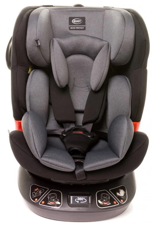 4Baby Space-Fix 2022 Grey 360º 0-36 Kg Autostoel 3 4Baby Space-Fix 2022 Grey 360º 0-36 Kg Autostoel - Afbeelding 3