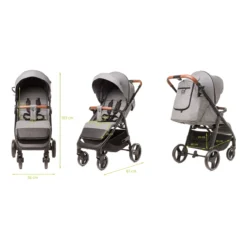 4Baby Stinger XXIII Melange Grey Wandelwagen -LiefjesHoek Verkoop 4baby stinger xxiii melange grey wandelwagen 12
