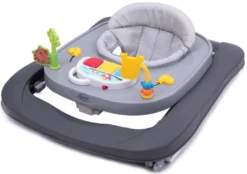 4Baby Walk 'n Push Dark Grey Loopstoel 7022 -LiefjesHoek Verkoop 4baby walk n push dark grey loopstoel 7022 2