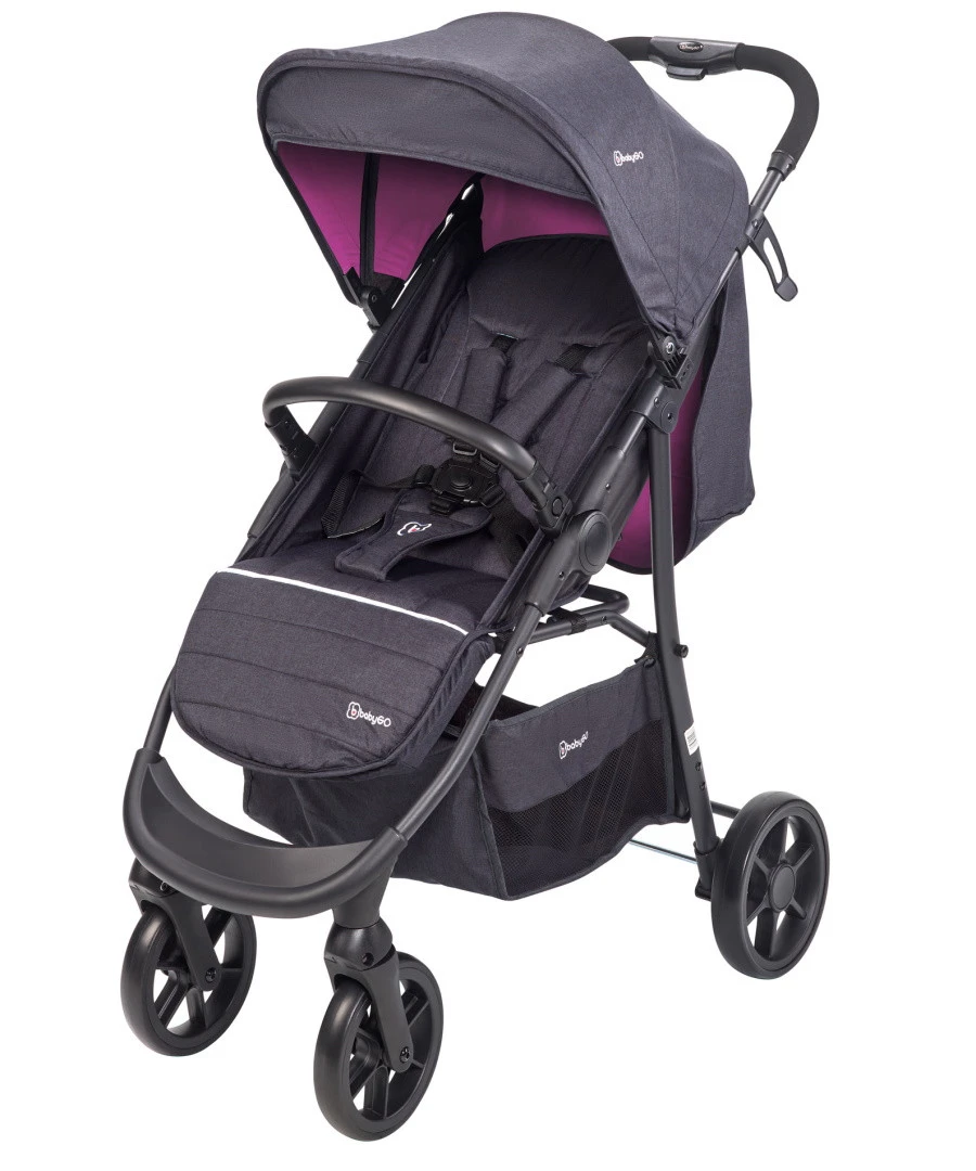 Babygo Style Rosa 3-in-1 Kinderwagen Incl. Autostoel 6324 2 Babygo Style Rosa 3-in-1 Kinderwagen Incl. Autostoel 6324 - Afbeelding 2