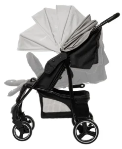 Babygo Basket Grey Melange Wandelwagen 6402 -LiefjesHoek Verkoop Babygo Basket Grey Melange Wandelwagen 6402 1