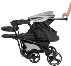 Babygo Basket Grey Melange Wandelwagen Incl. Autostoel 64012 -LiefjesHoek Verkoop Babygo Basket Grey Melange Wandelwagen 6402 3 1