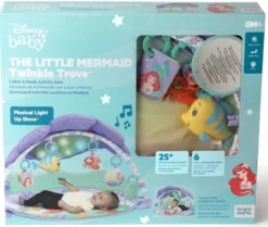 Bright Starts Disney Baby Kleine Zeemeermin Twinkle Trove Activity Gym Speelkleed K12534 -LiefjesHoek Verkoop Bright Starts Speelkleed 7