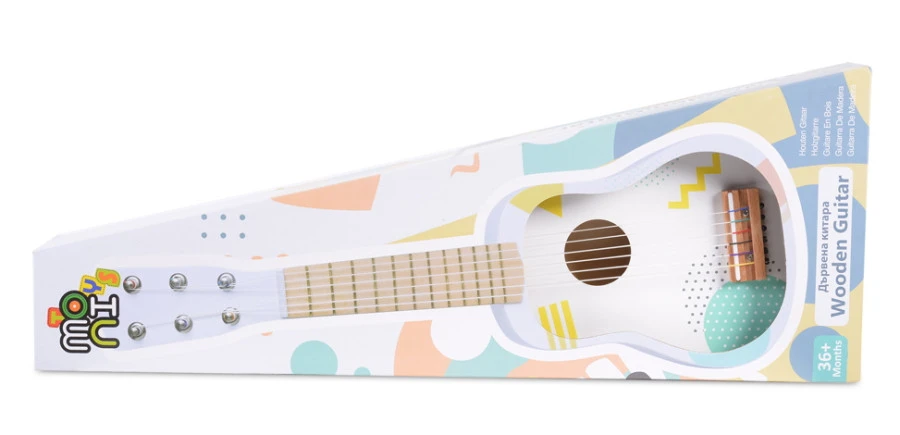 Cangaroo Houten Kindergitaar 3601 2 Cangaroo Houten Kindergitaar 3601 - Afbeelding 2