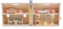 Cangaroo Houten Inklapbaar Poppenhuis 4139 8 Cangaroo Houten Inklapbaar Poppenhuis 4139 -LiefjesHoek Verkoop Cangaroo Houten Opvouwbaar Poppenhuis 4139 3