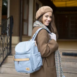 Cangaroo Megan Beige Rugzak Luiertas 6967 -LiefjesHoek Verkoop Cangaroo Megan Grey Rugzak Luiertas 6950 5