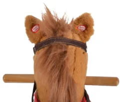 Cangaroo Thunder Khaki Hobbelpaard Met Voetensteun WJ-001 -LiefjesHoek Verkoop Cangaroo Thunder Khaki Hobbelpaard met Voetensteun WJ 001 4