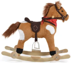 Cangaroo Thunder Khaki Hobbelpaard Met Wielen-WJ-302 -LiefjesHoek Verkoop Cangaroo Thunder Khaki Hobbelpaard met Wielen WJ 302 2