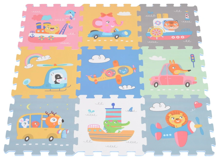 Cangaroo Transport 9 Stuks Schuimrubberen Puzzelmat 3087 1 Cangaroo Transport 9 Stuks Schuimrubberen Puzzelmat 3087