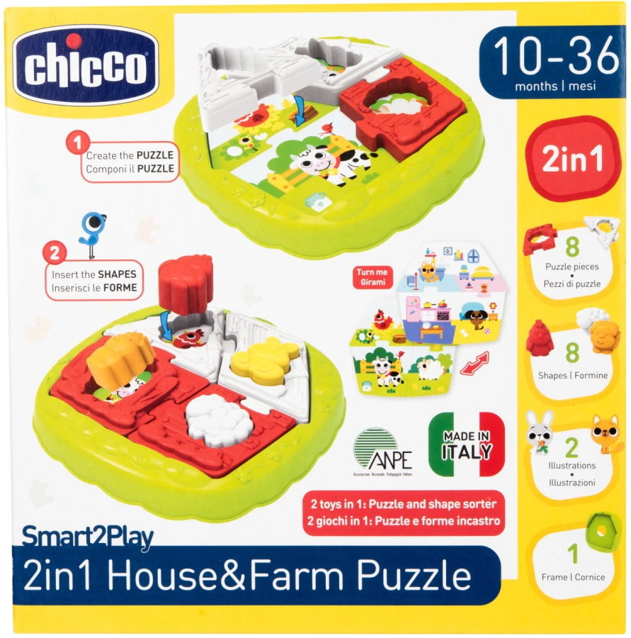 Chicco 2-in-1 Huispuzzel 00011085000000 9 Chicco 2-in-1 Huispuzzel 00011085000000 - Afbeelding 9