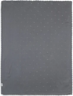 Jollein Pointelle Storm Grey 100 X 150 Cm Ledikantdeken 516-522-66064 -LiefjesHoek Verkoop Deken Ledikant 100x150cm Pointelle Storm Grey 2