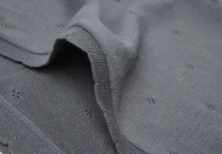 Jollein Pointelle Storm Grey 100 X 150 Cm Ledikantdeken 516-522-66064 -LiefjesHoek Verkoop Deken Ledikant 100x150cm Pointelle Storm Grey 6