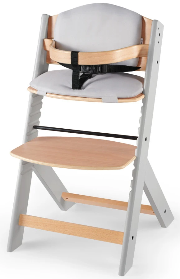 Kinderkraft Enock Grijs/Naturel Houten Kinderstoel Met Zitverkleiner KHENOC0PGRY0000 3 Kinderkraft Enock Grijs/Naturel Houten Kinderstoel Met Zitverkleiner KHENOC0PGRY0000 - Afbeelding 3