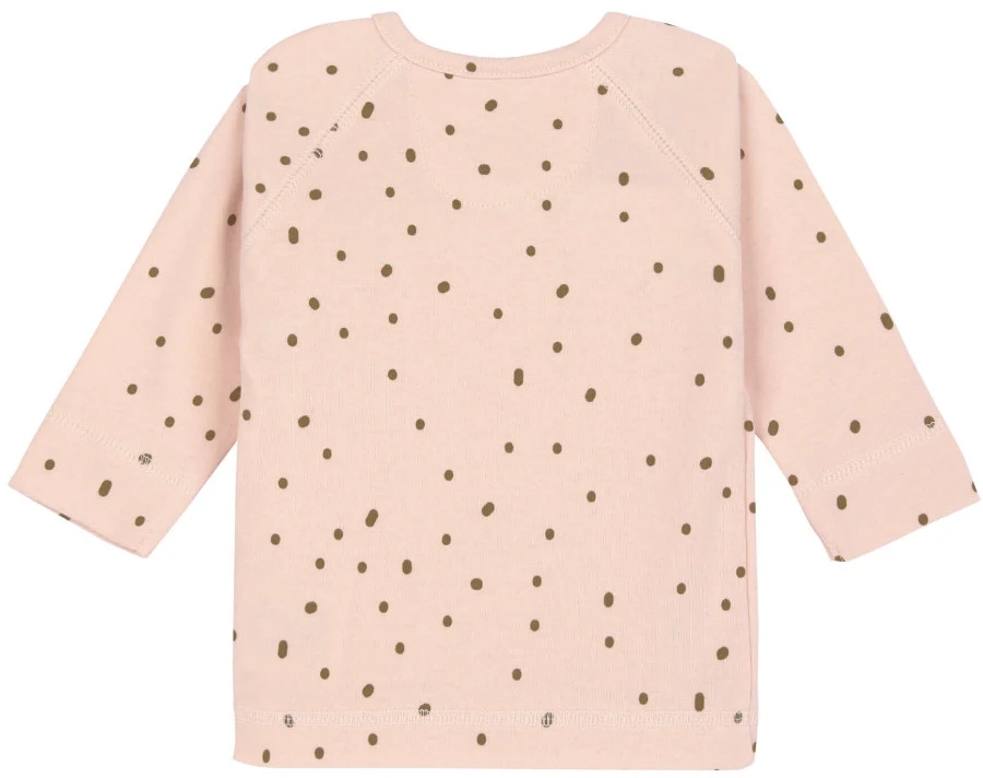 LÄSSIG Lassig GOTS Dots Powder Pink Maat 50/56 Lange Mouw Overslag Shirtje 1531011772-56 2 LÄSSIG Lassig GOTS Dots Powder Pink Maat 50/56 Lange Mouw Overslag Shirtje 1531011772-56 - Afbeelding 2