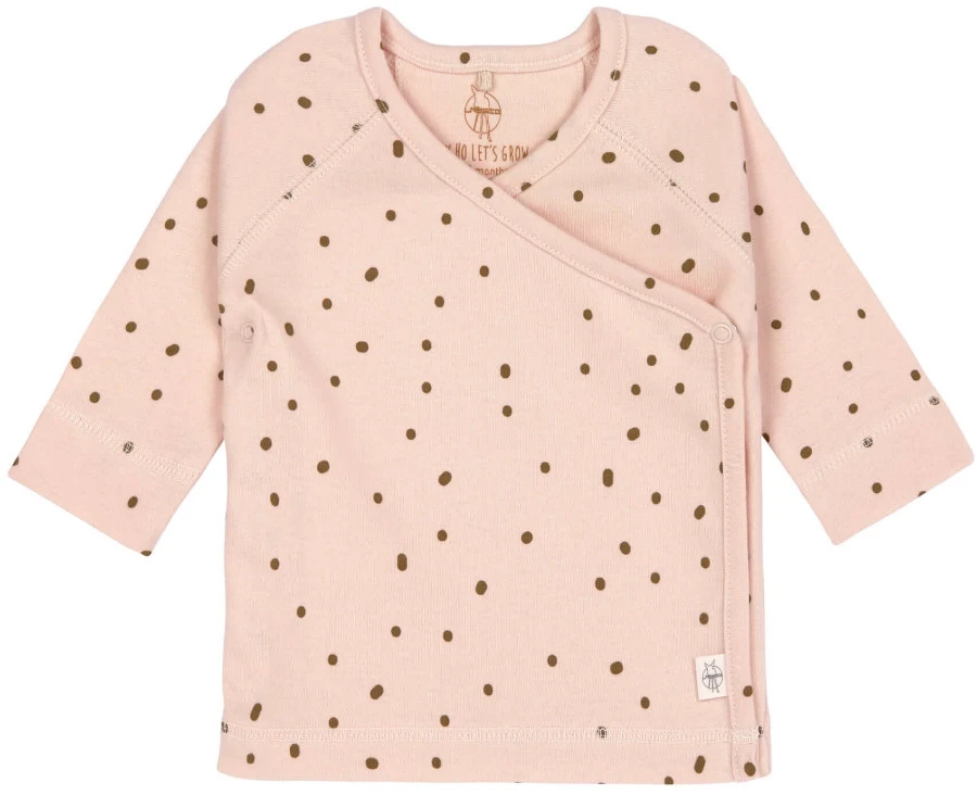 LÄSSIG Lassig GOTS Dots Powder Pink Maat 50/56 Lange Mouw Overslag Shirtje 1531011772-56 3 LÄSSIG Lassig GOTS Dots Powder Pink Maat 50/56 Lange Mouw Overslag Shirtje 1531011772-56 - Afbeelding 3