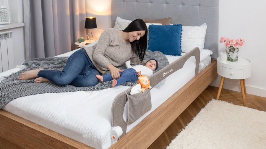 Lionelo Eva Grey Melange Bedhek LO-EVA GREY MELANGE 7 Lionelo Eva Grey Melange Bedhek LO-EVA GREY MELANGE - Afbeelding 7