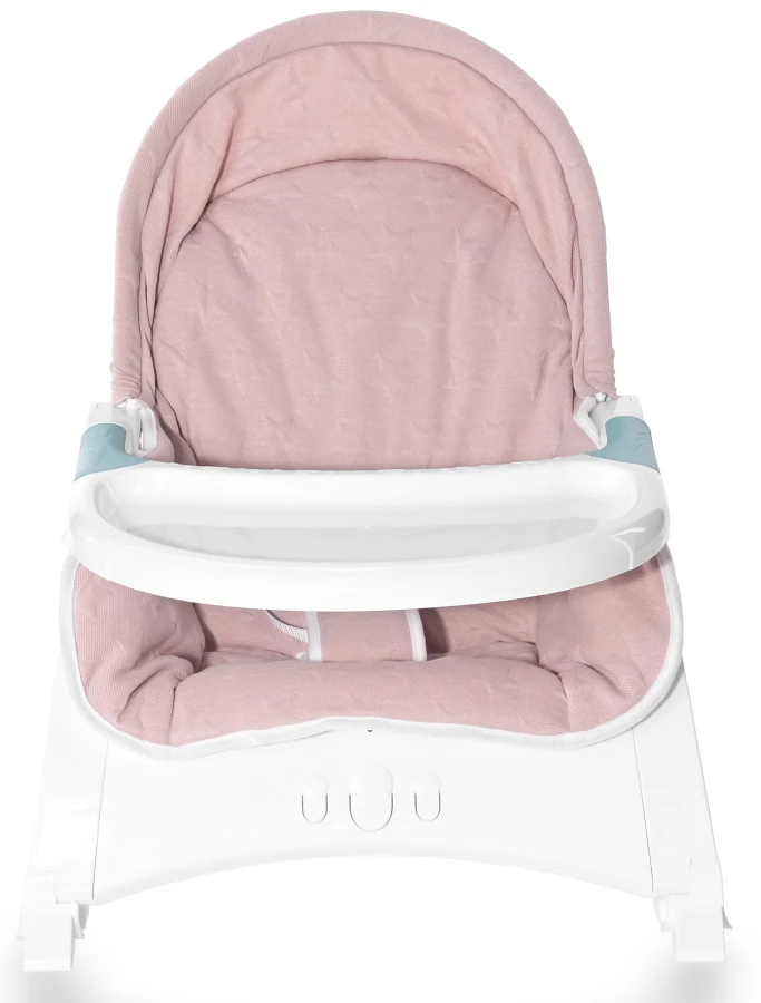 Lorelli Alex Cameo Rose Stars Baby Rocker Wipstoel 1011012-2148 2 Lorelli Alex Cameo Rose Stars Baby Rocker Wipstoel 1011012-2148 - Afbeelding 2