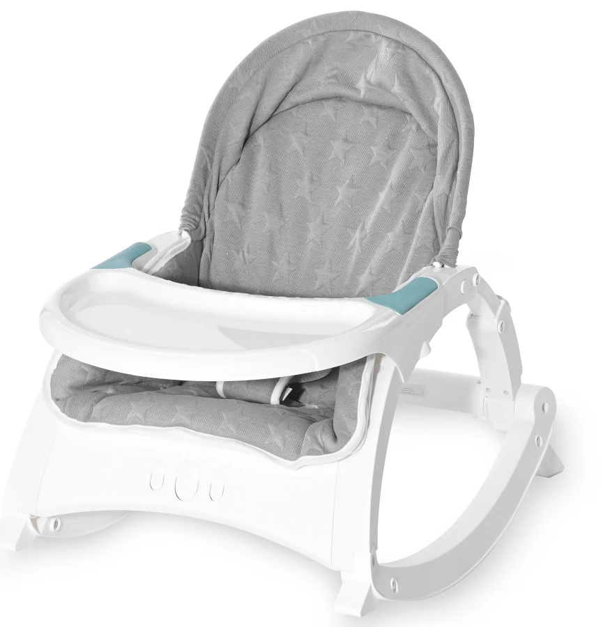 Lorelli Alex Cool Grey Stars Baby Rocker Wipstoel 1011012-2147 1 Lorelli Alex Cool Grey Stars Baby Rocker Wipstoel 1011012-2147