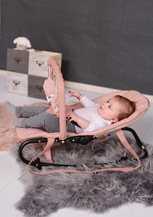Lorelli Eliza Luxe Cameo Rose Stars Baby Rocker Wipstoel 1011016-2148 8 Lorelli Eliza Luxe Cameo Rose Stars Baby Rocker Wipstoel 1011016-2148 - Afbeelding 8