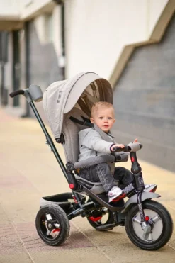 Lorelli Jaguar Deluxe Grey Driewieler 1005039-2102 -LiefjesHoek Verkoop Lorelli Jaguar Deluxe Grey Driewieler 1005039 2102 10