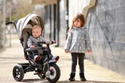 Lorelli Jaguar Deluxe Grey Driewieler 1005039-2102 -LiefjesHoek Verkoop Lorelli Jaguar Deluxe Grey Driewieler 1005039 2102 11