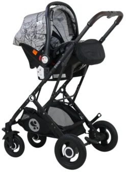 Lorelli Sena Grey Marble 3-in-1 Combi Kinderwagen Incl. Autostoel 1002161-2113 -LiefjesHoek Verkoop Lorelli Sena Grey Marble 3 in 1 Combi Kinderwagen incl. Autostoel 1002161 2113 7