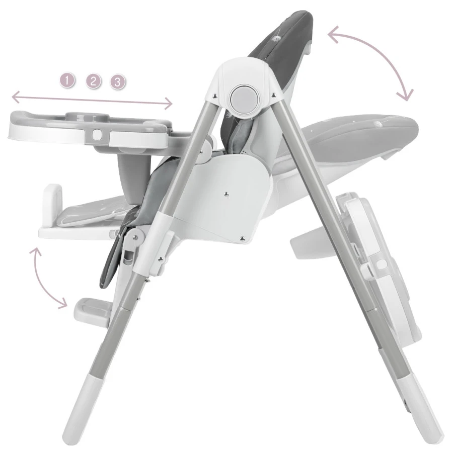 Momi Yumtis Dark Grey Kinderstoel KRKA00001 3 Momi Yumtis Dark Grey Kinderstoel KRKA00001 - Afbeelding 3