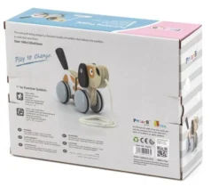 PolarB Puppy Luxe Houten Trekfiguur 44043 -LiefjesHoek Verkoop PolarB Puppy Luxe Houten Trekfiguur 44043 4