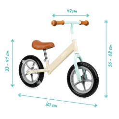 QKids Fleet Balance Bike Cappuccino Loopfiets QKIDS00002 -LiefjesHoek Verkoop QKids Fleet Balance Bike Loopfiets QKIDS00001 10