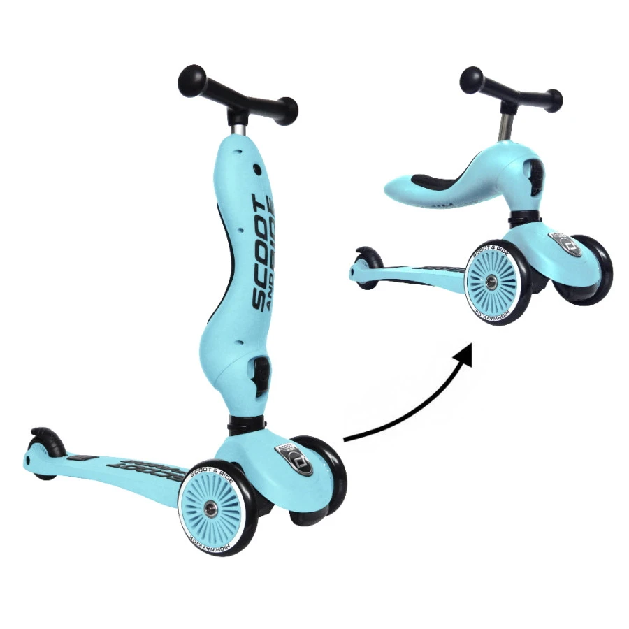 Scoot And Ride Blueberry Highwaykick 1 Step/Loopfiets SR-96352 1 Scoot And Ride Blueberry Highwaykick 1 Step/Loopfiets SR-96352