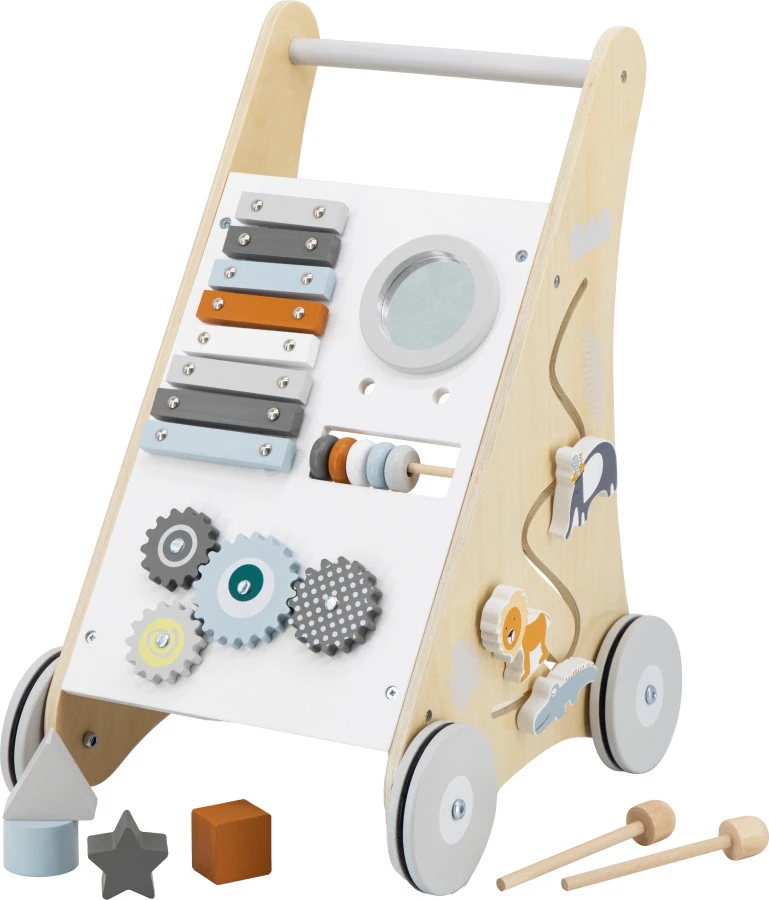 Tryco Houten Activiteiten Loopwagen TR-303012 1 Tryco Houten Activiteiten Loopwagen TR-303012