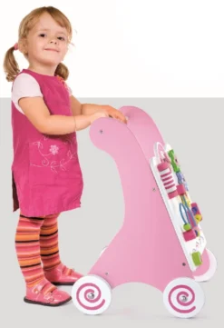 Viga Activity Walker Roze Houten Loopwagen 50178 15 Viga Activity Walker Roze Houten Loopwagen 50178 -LiefjesHoek Verkoop Viga Activity Walker Roze Houten Loopwagen 50178 7