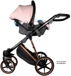 Adamex Belissa Special Edition Pink/Gold 2-in-1 Kinderwagen PS-540 -LiefjesHoek Verkoop adamex belissa special edition pink gold 2 in 1 kinderwagen ps 540 auto los
