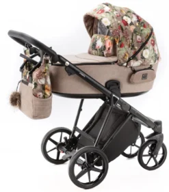 Adamex Porto Flowers Beige 2-in-1 Kinderwagen FL-5
