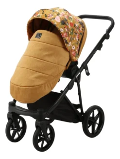 Adamex Porto Flowers Ochre 2-in-1 Kinderwagen FL-3 -LiefjesHoek Verkoop adamex porto flowers ochre 2 in 1 kinderwagen fl 3 1