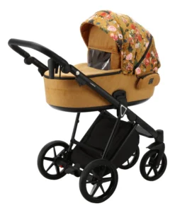 Adamex Porto Flowers Ochre 2-in-1 Kinderwagen FL-3 -LiefjesHoek Verkoop adamex porto flowers ochre 2 in 1 kinderwagen fl 3 5
