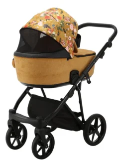 Adamex Porto Flowers Ochre 2-in-1 Kinderwagen FL-3 -LiefjesHoek Verkoop adamex porto flowers ochre 2 in 1 kinderwagen fl 3 7