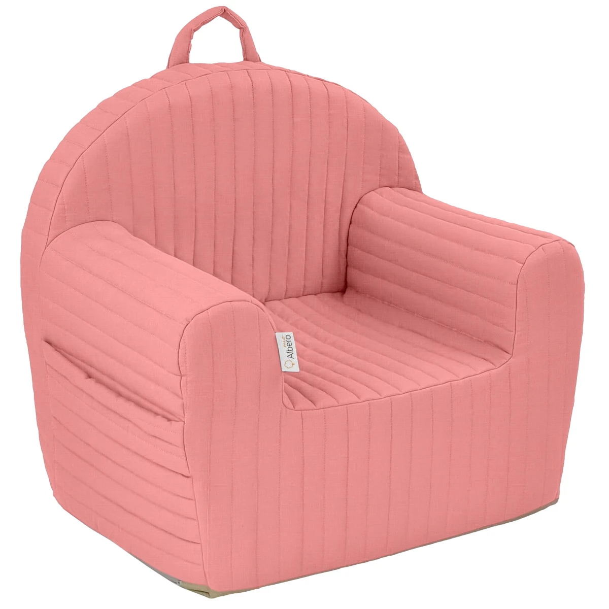 Albero Mio Stripe Pink Kinderfauteuil 1 Albero Mio Stripe Pink Kinderfauteuil