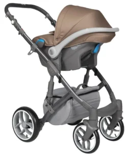 Baby Merc Faster 3 Grey/Brown Kinderwagen Incl. Autostoel FIII 100 -LiefjesHoek Verkoop baby merc faster 3 beige kinderwagen incl. autostoel 4