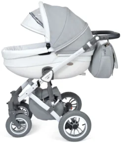 Baby Merc Faster 3 Eco Leather Grey Kinderwagen Incl. Autostoel F10 -LiefjesHoek Verkoop baby merc faster 3 grey kinderwagen incl. autostoel 3