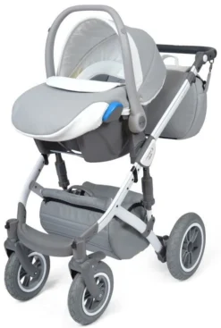 Baby Merc Faster 3 Eco Leather Grey Kinderwagen Incl. Autostoel F10 -LiefjesHoek Verkoop baby merc faster 3 grey kinderwagen incl. autostoel 7